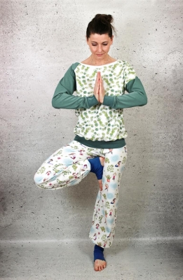 Jersey | Yogalove | Eukalyptus weiß